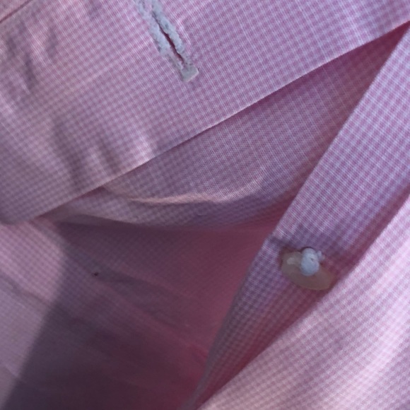 Ralph Lauren Pink Shirt Blue Pony Neck:17.5- 36/37 - Picture 5 of 7